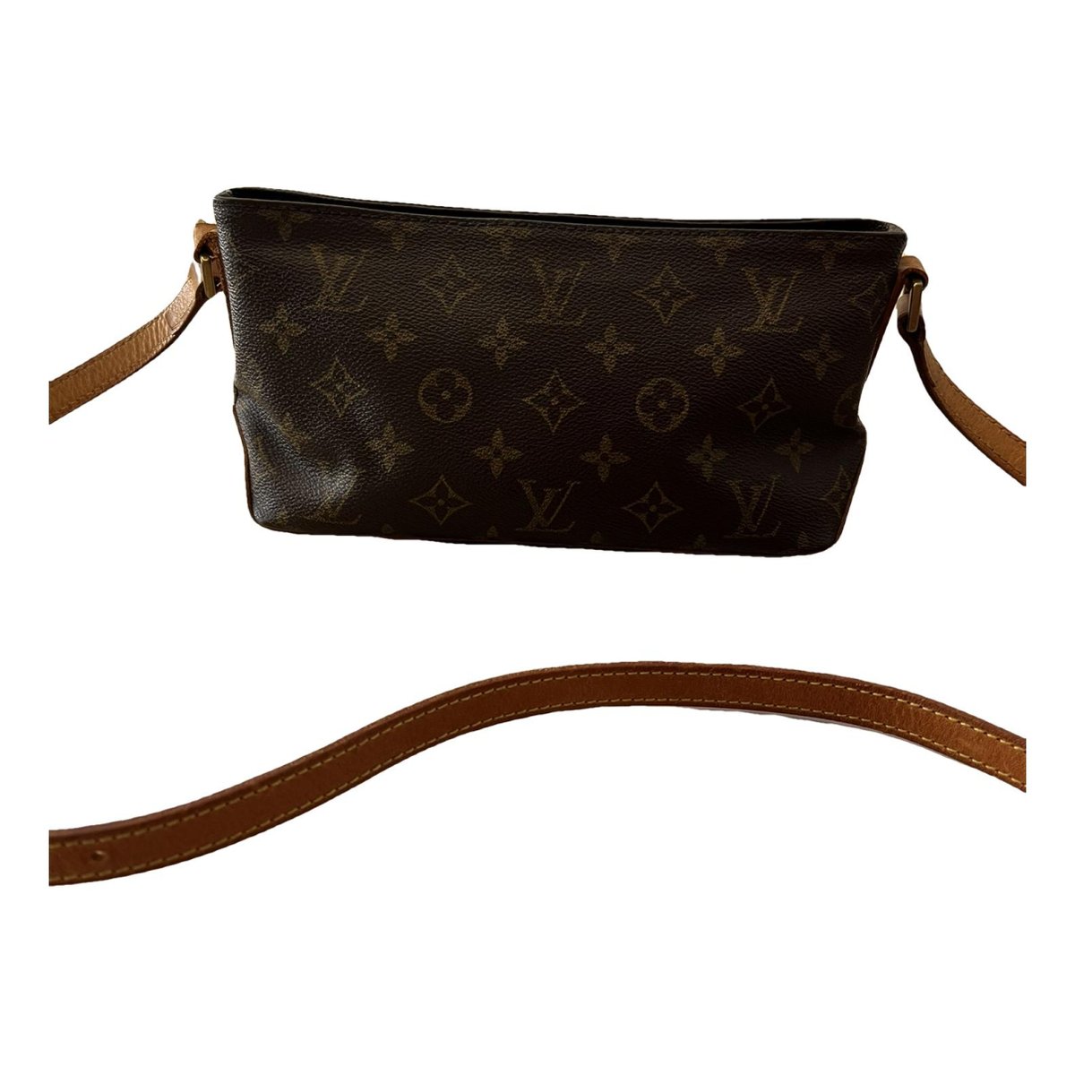 Trotteur leather crossbody bag