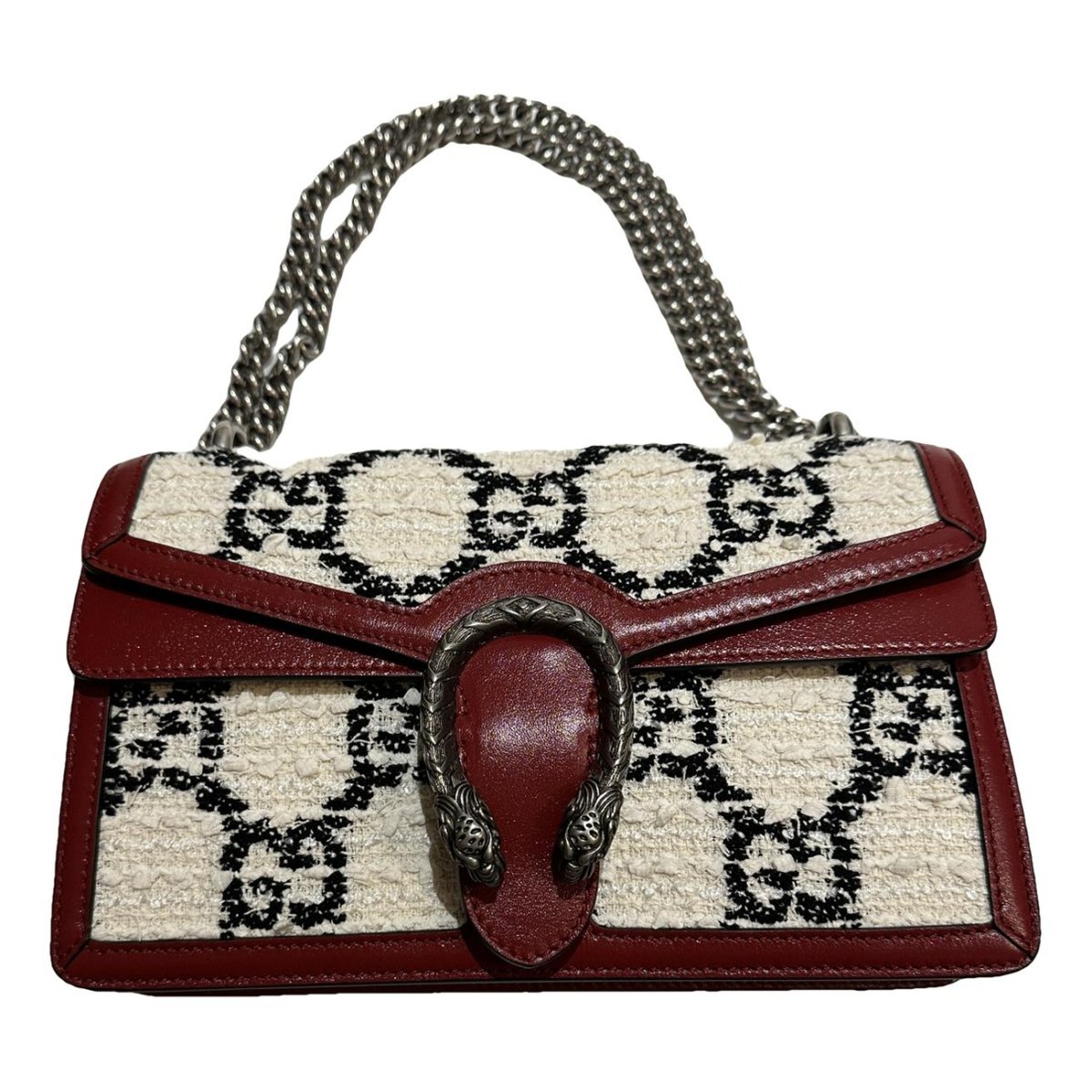 Dionysus tweed clutch bag