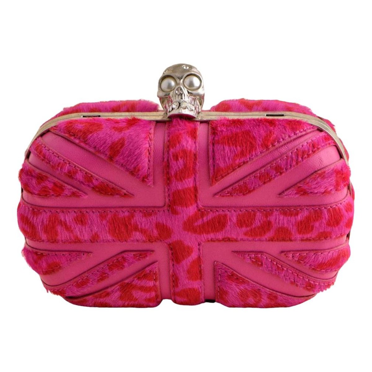 Skull clutch bag