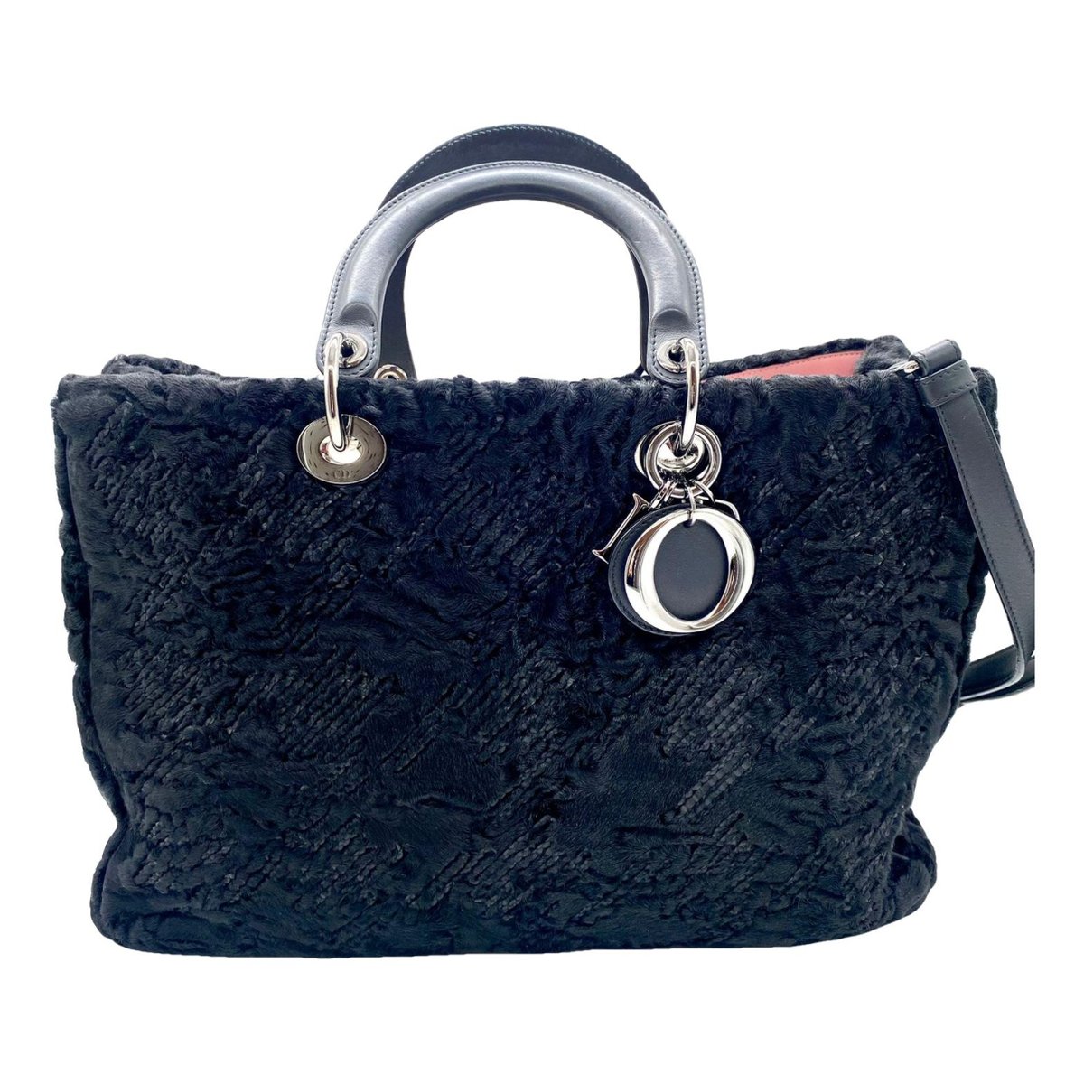 Diorissimo faux fur tote