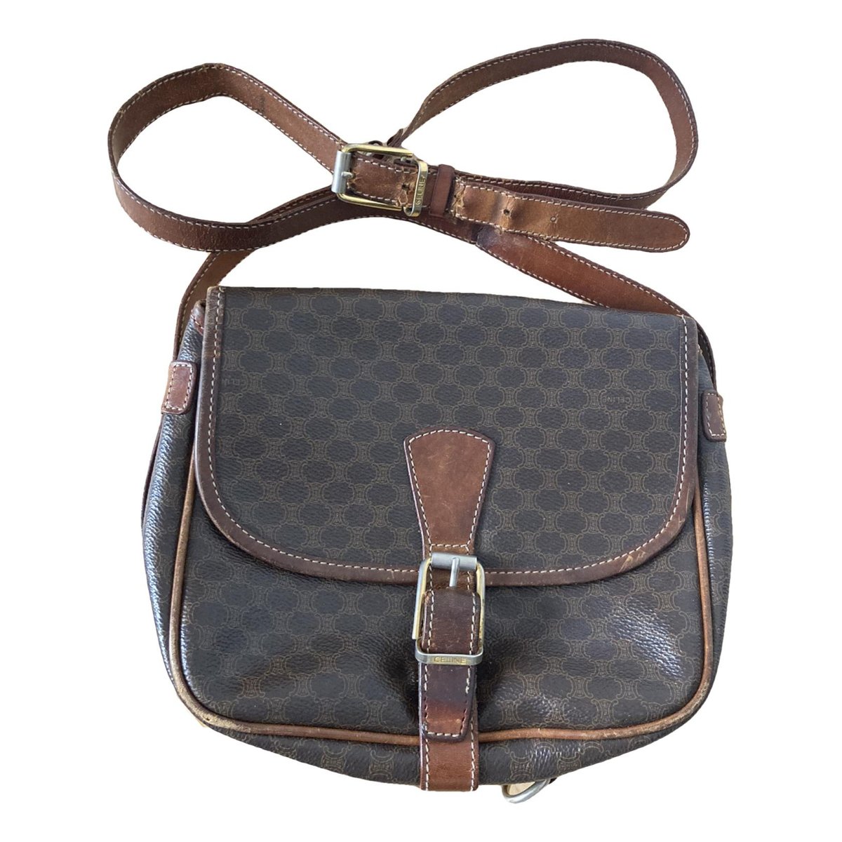Folco leather crossbody bag