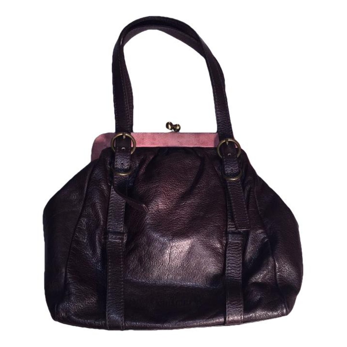 Miu Belle leather handbag