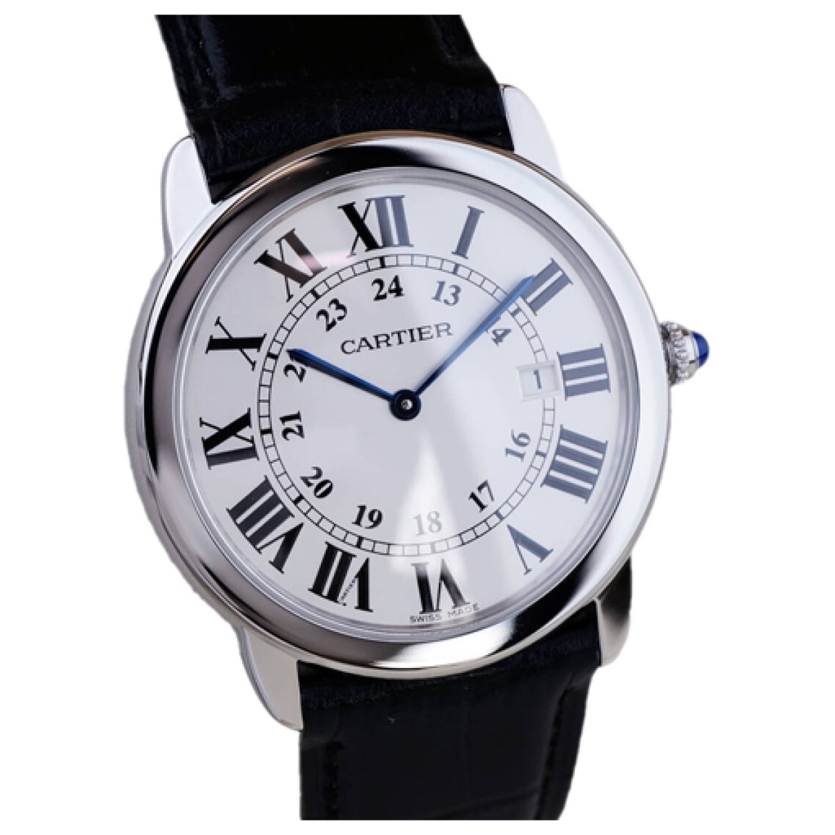 Ronde Solo silver gilt watch