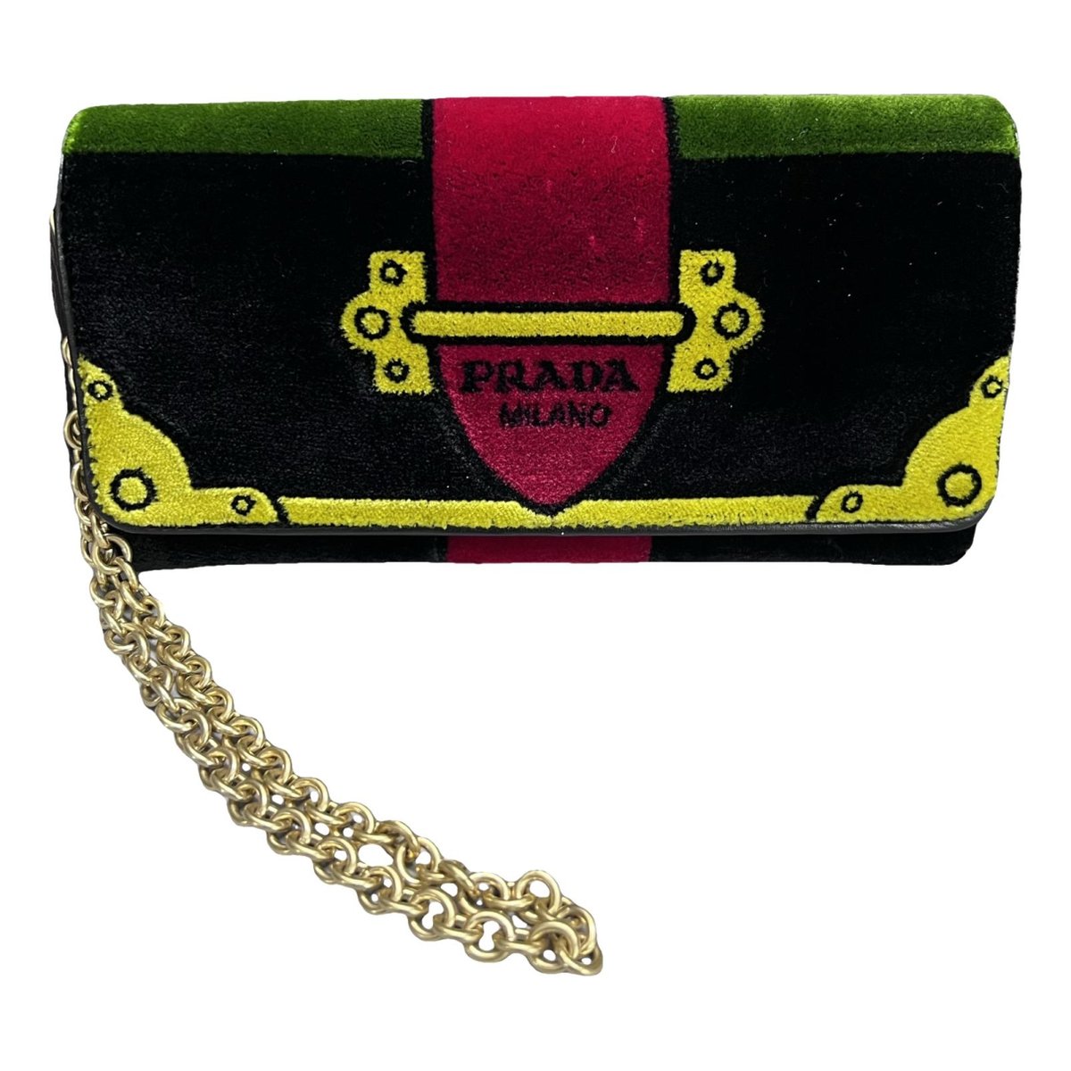 Cahier Chain velvet crossbody bag