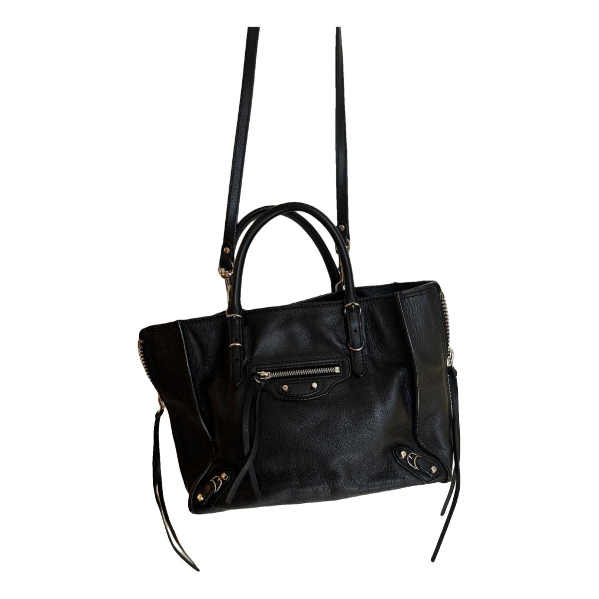 Papier leather crossbody bag