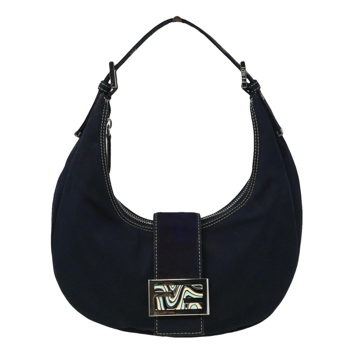 Croissant cloth handbag