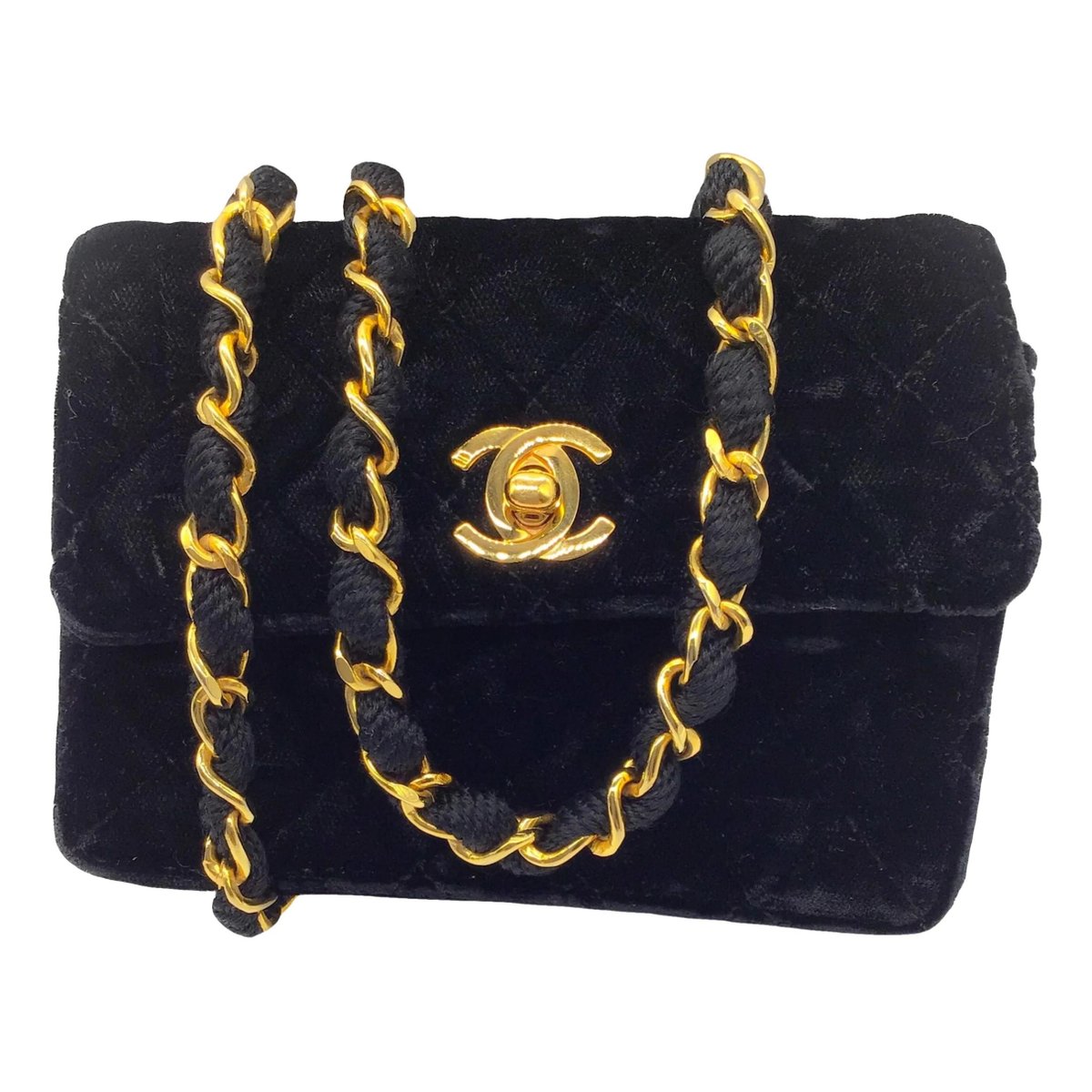 Timeless/Classique velvet handbag