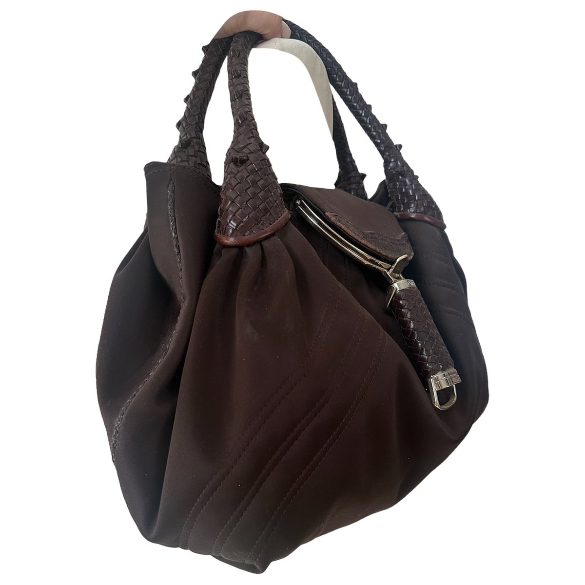 Spy cloth handbag