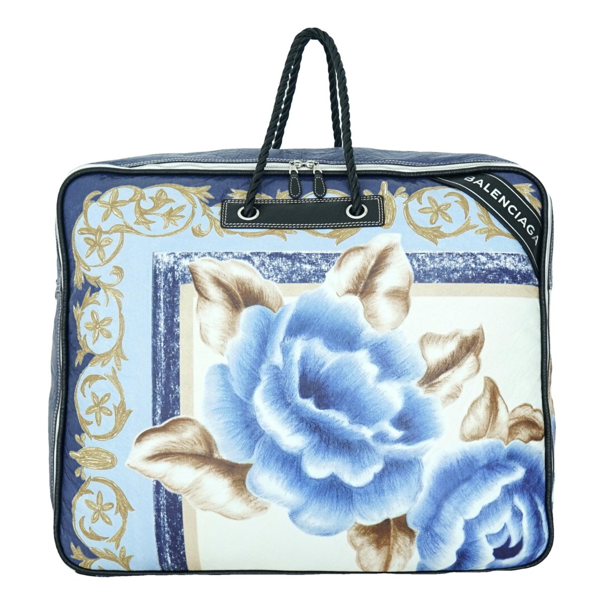 Blanket leather handbag