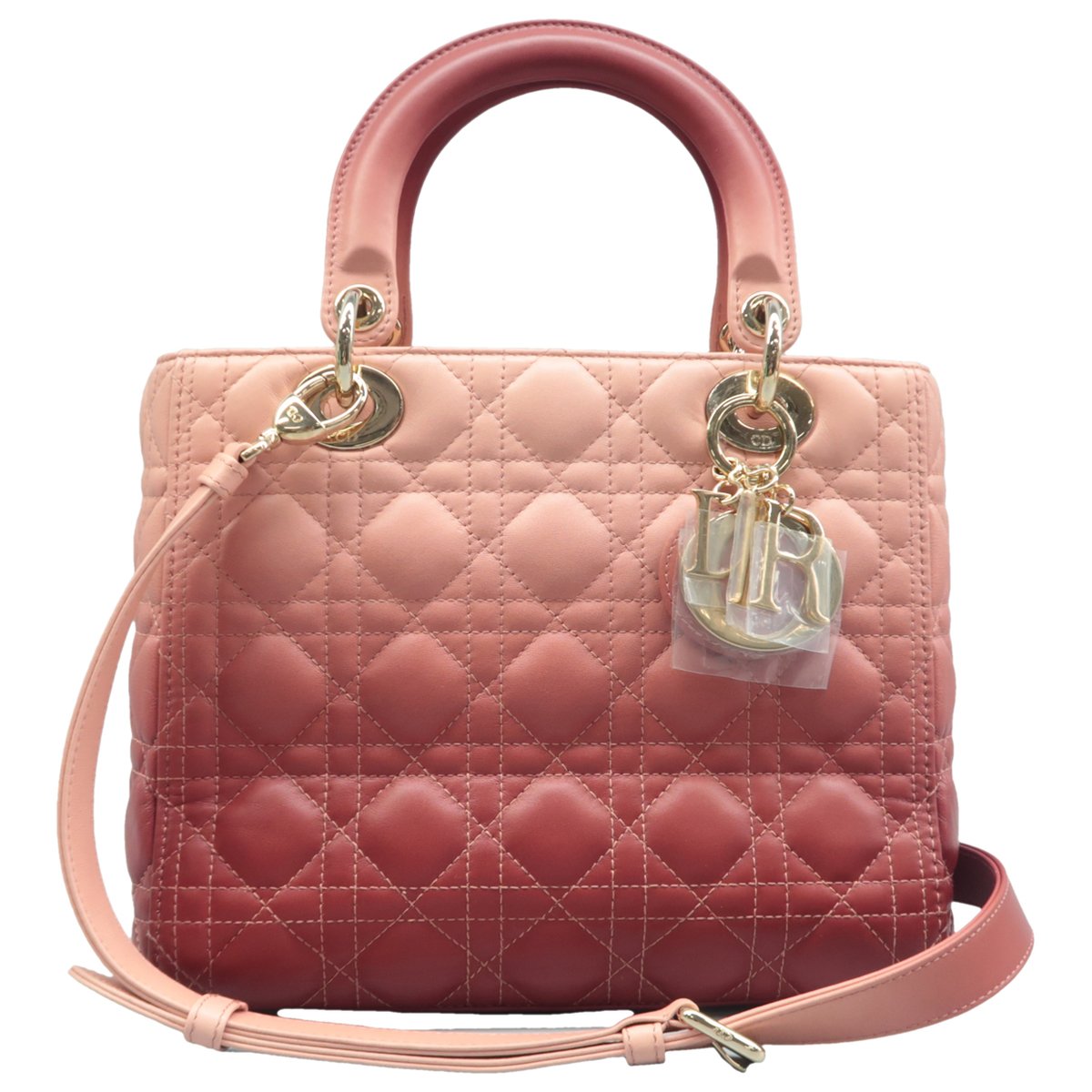 Lady Dior leather satchel