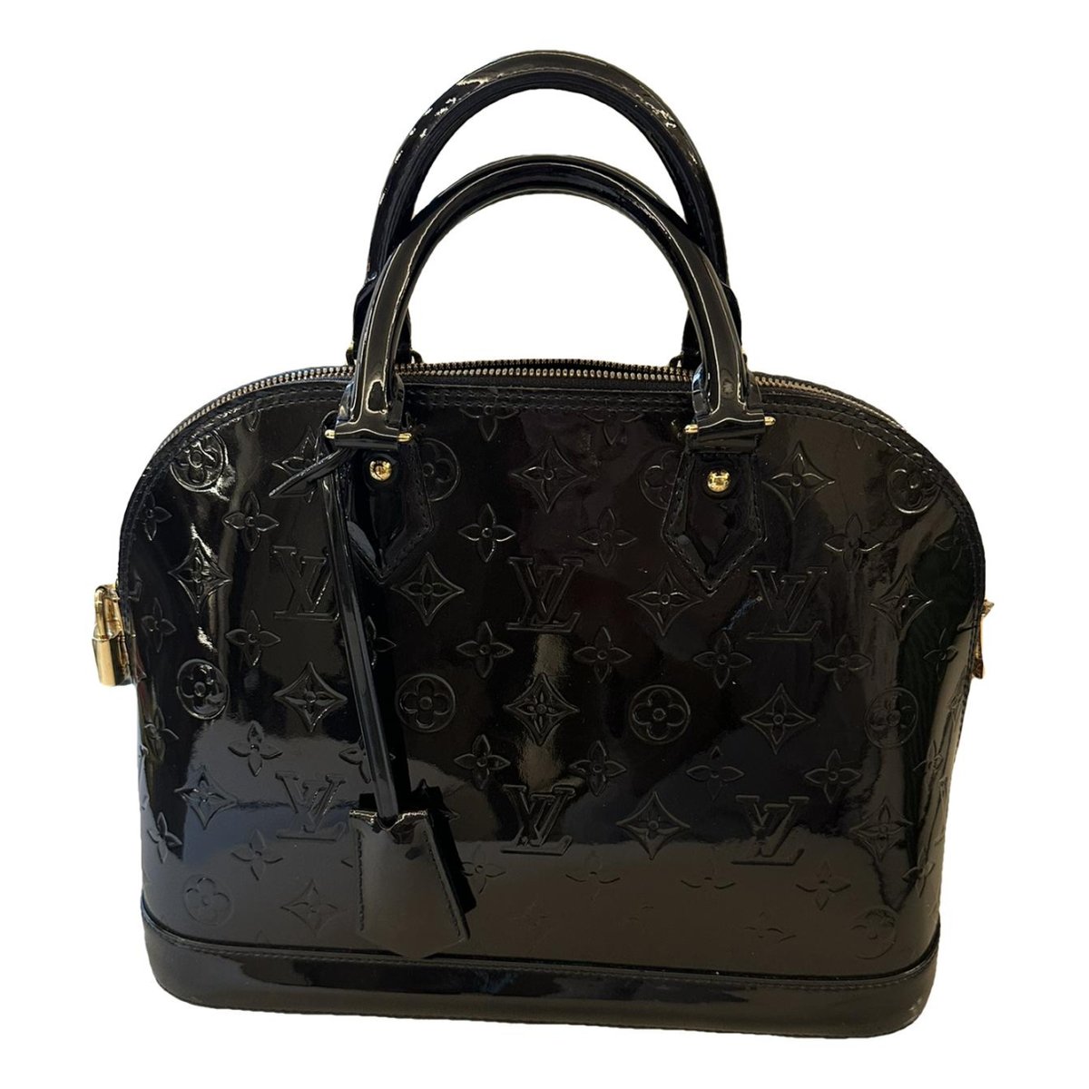 Alma patent leather handbag