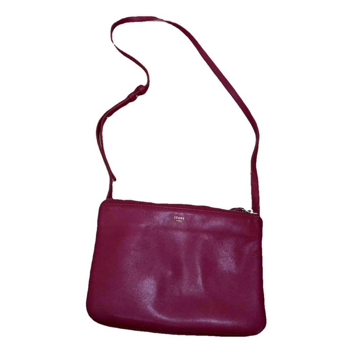 Trio leather crossbody bag