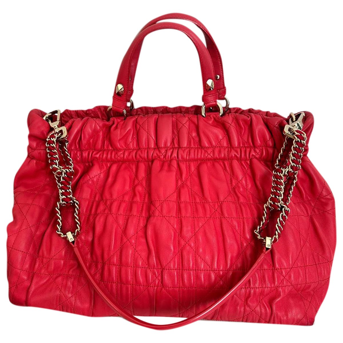 Dior Soft Shopping leather handbag