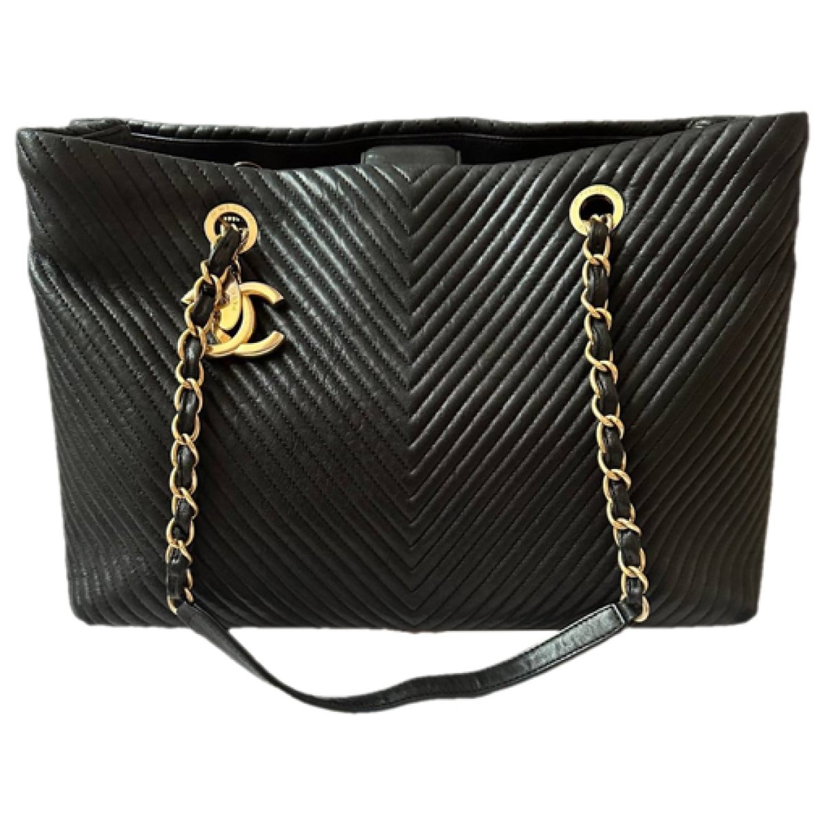 Classic CC Shopping leather tote