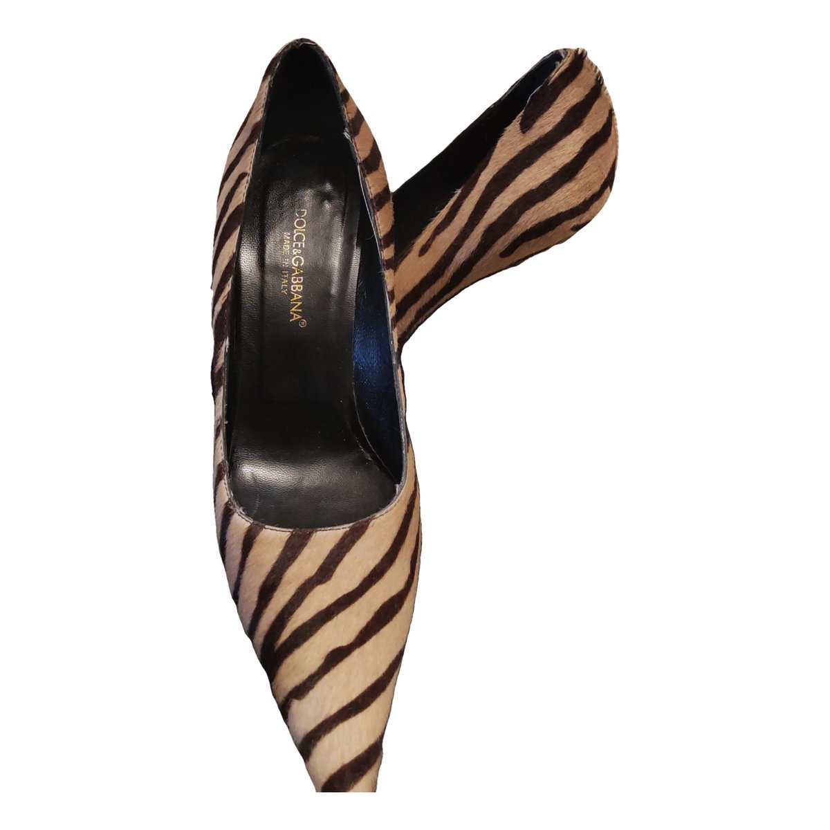 DG Amore pony-style calfskin heels