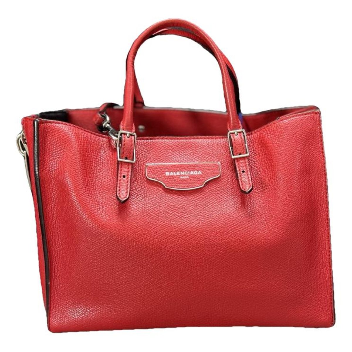 Papier leather handbag