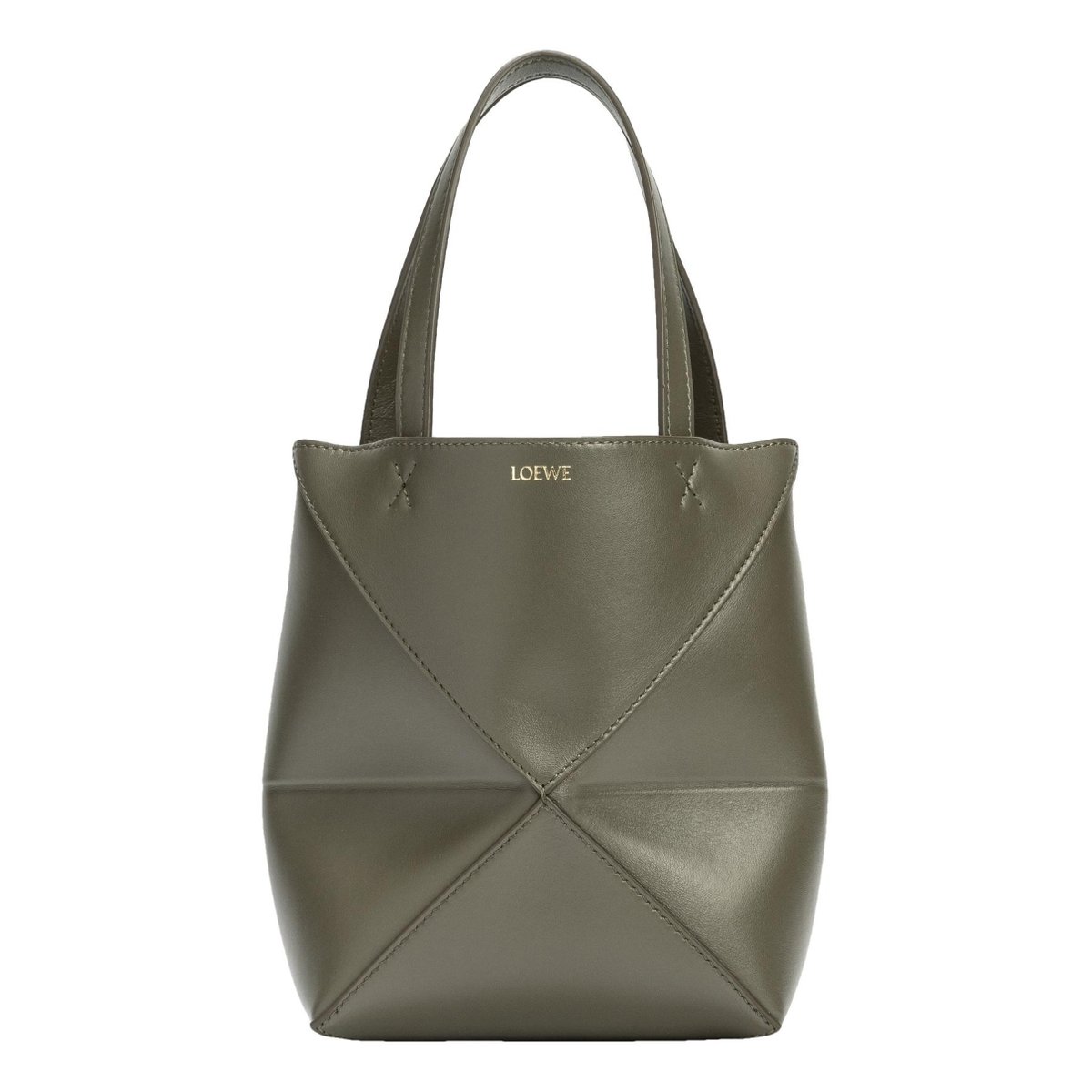 Puzzle Fold leather handbag