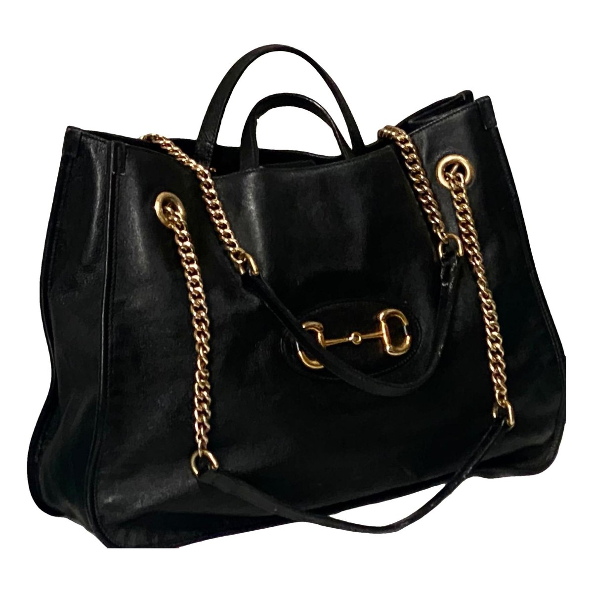 Horsebit 1955 Chain leather tote