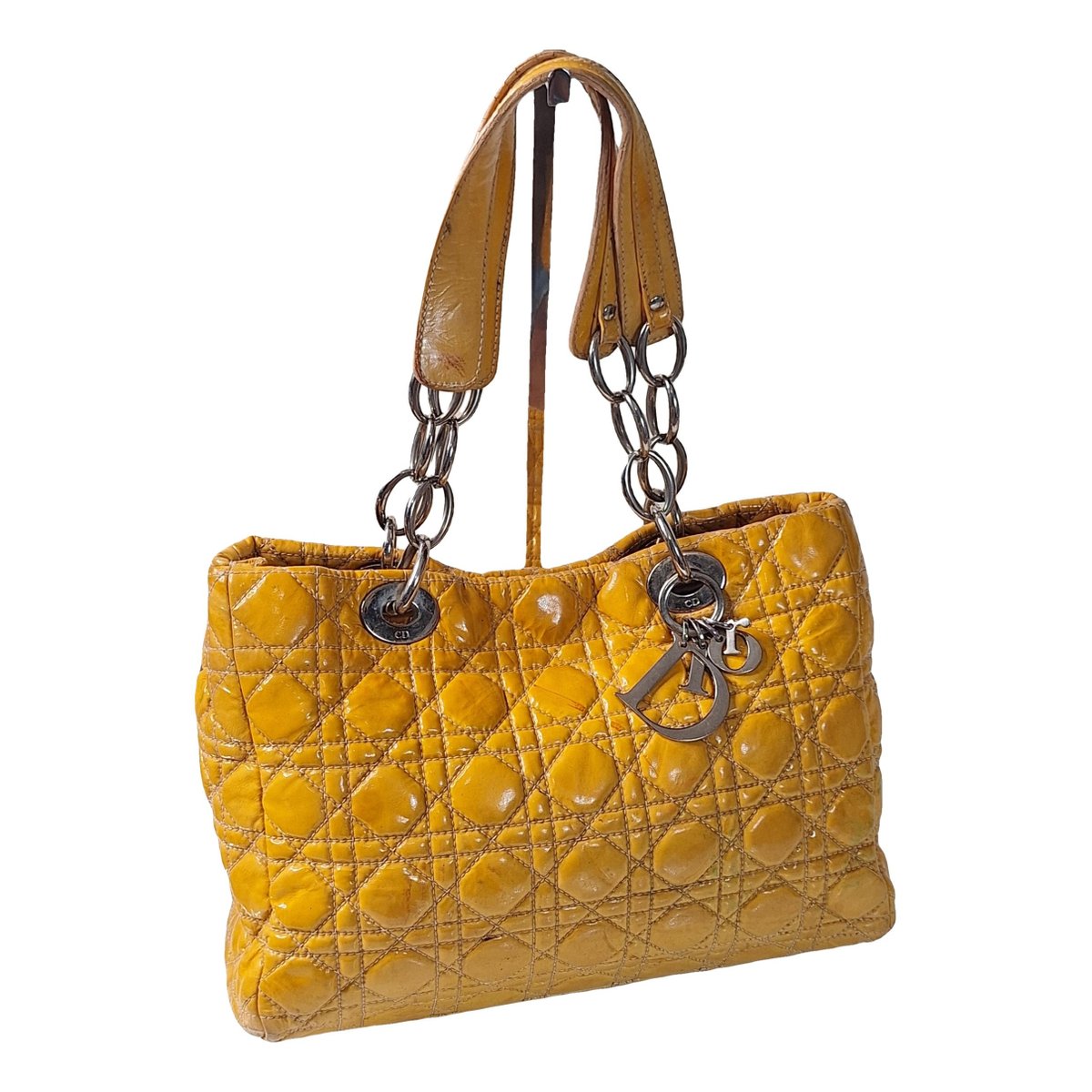 Dior Soft Shopping patent leather handbag