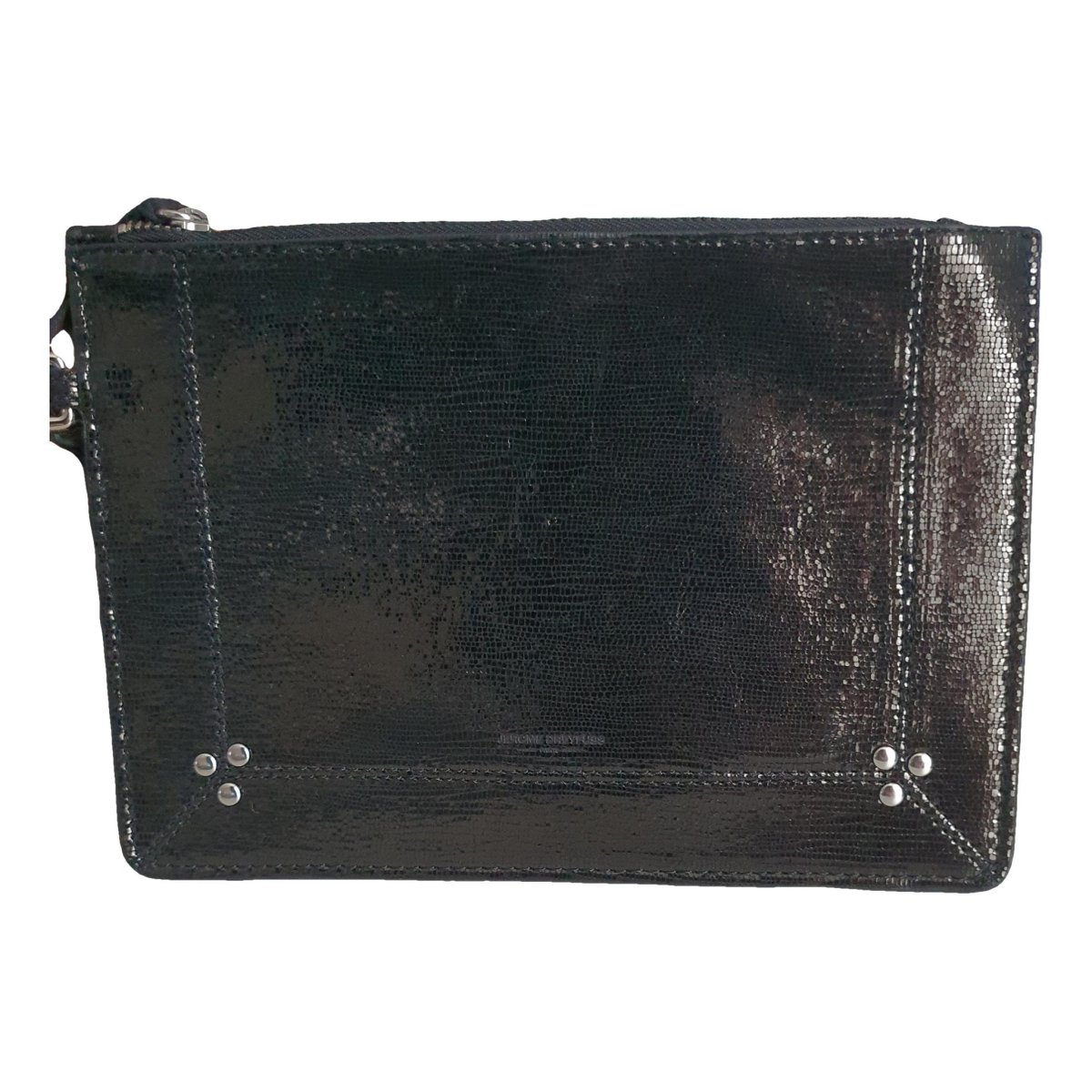 Popoche leather clutch bag