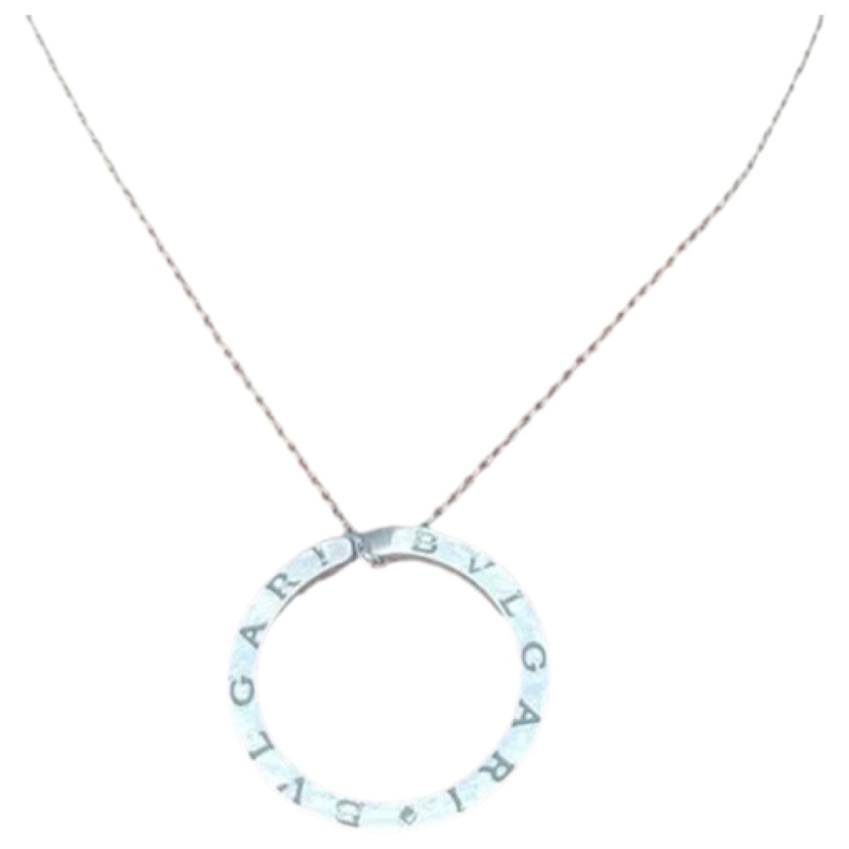 Bulgari silver pendant