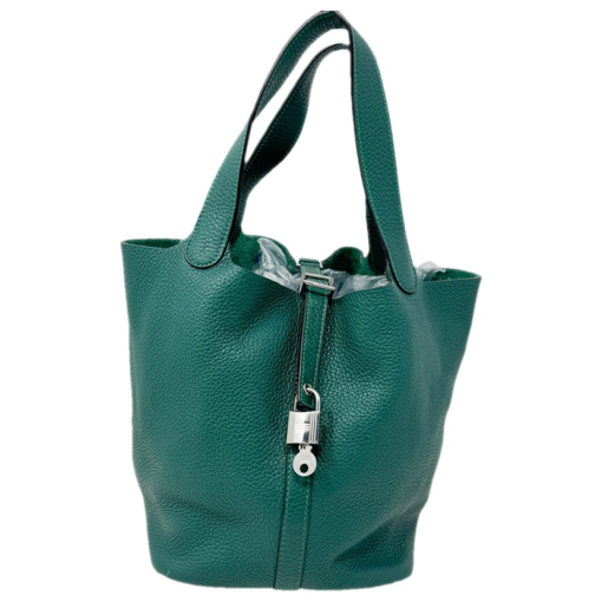 Picotin leather tote