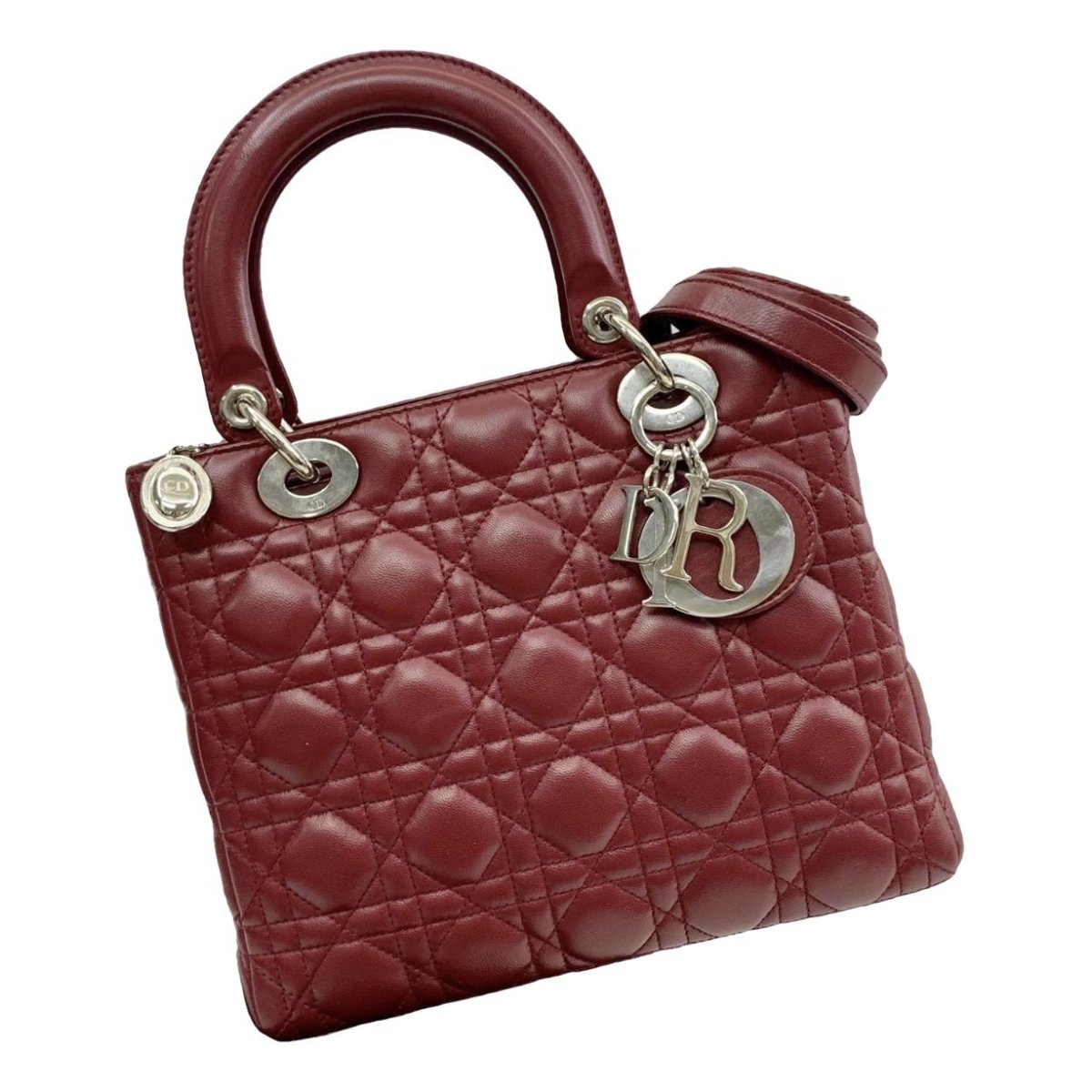 Lady Dior leather handbag