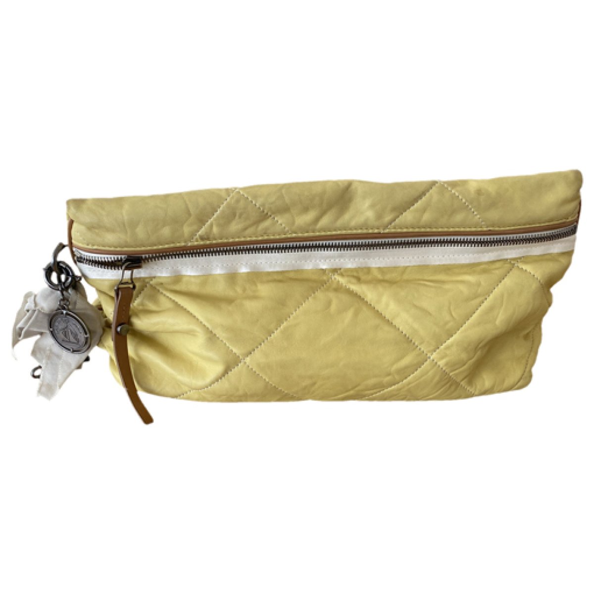 Amalia leather clutch bag