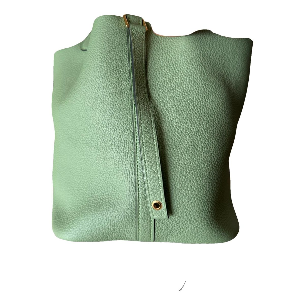 Picotin leather tote