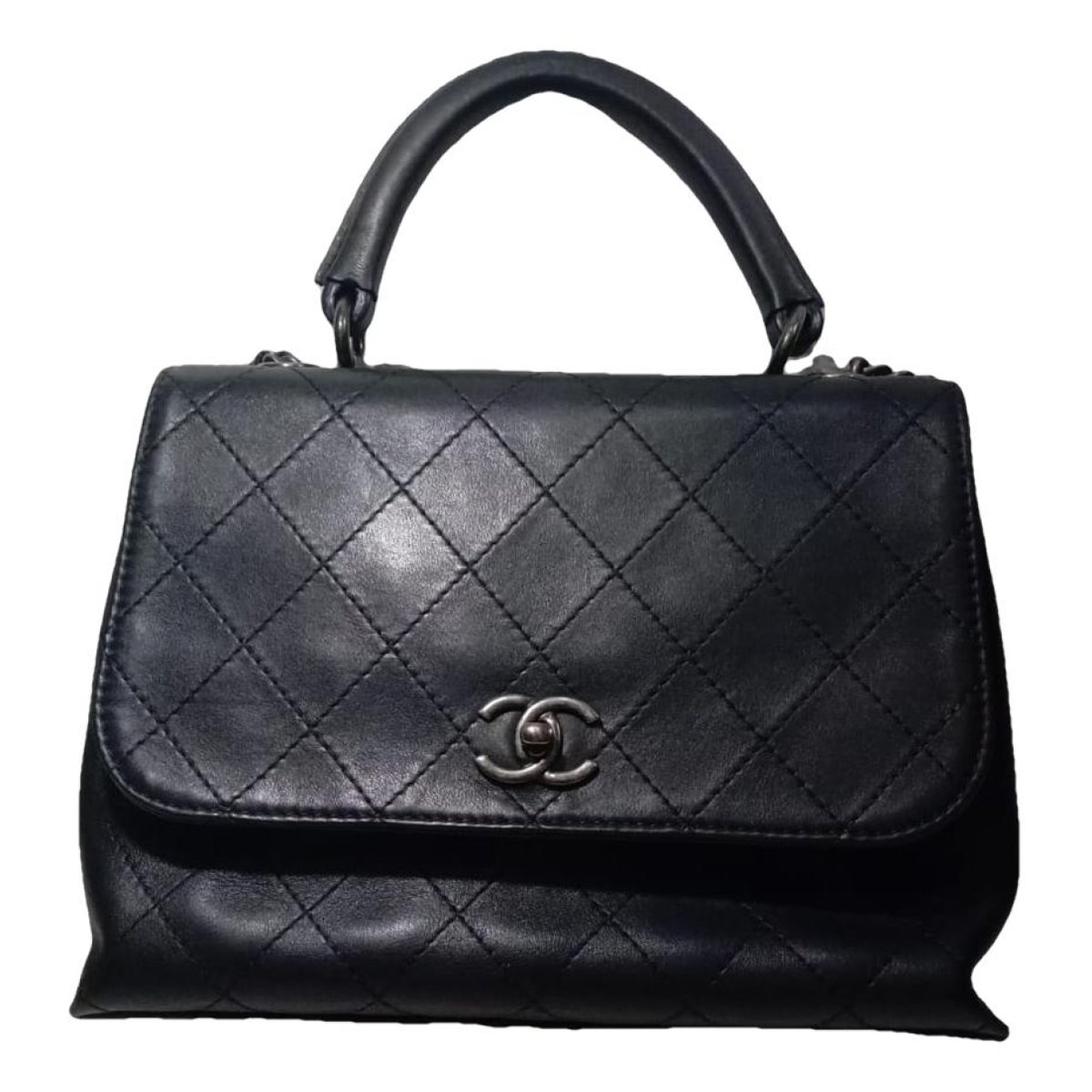 Coco Handle leather handbag