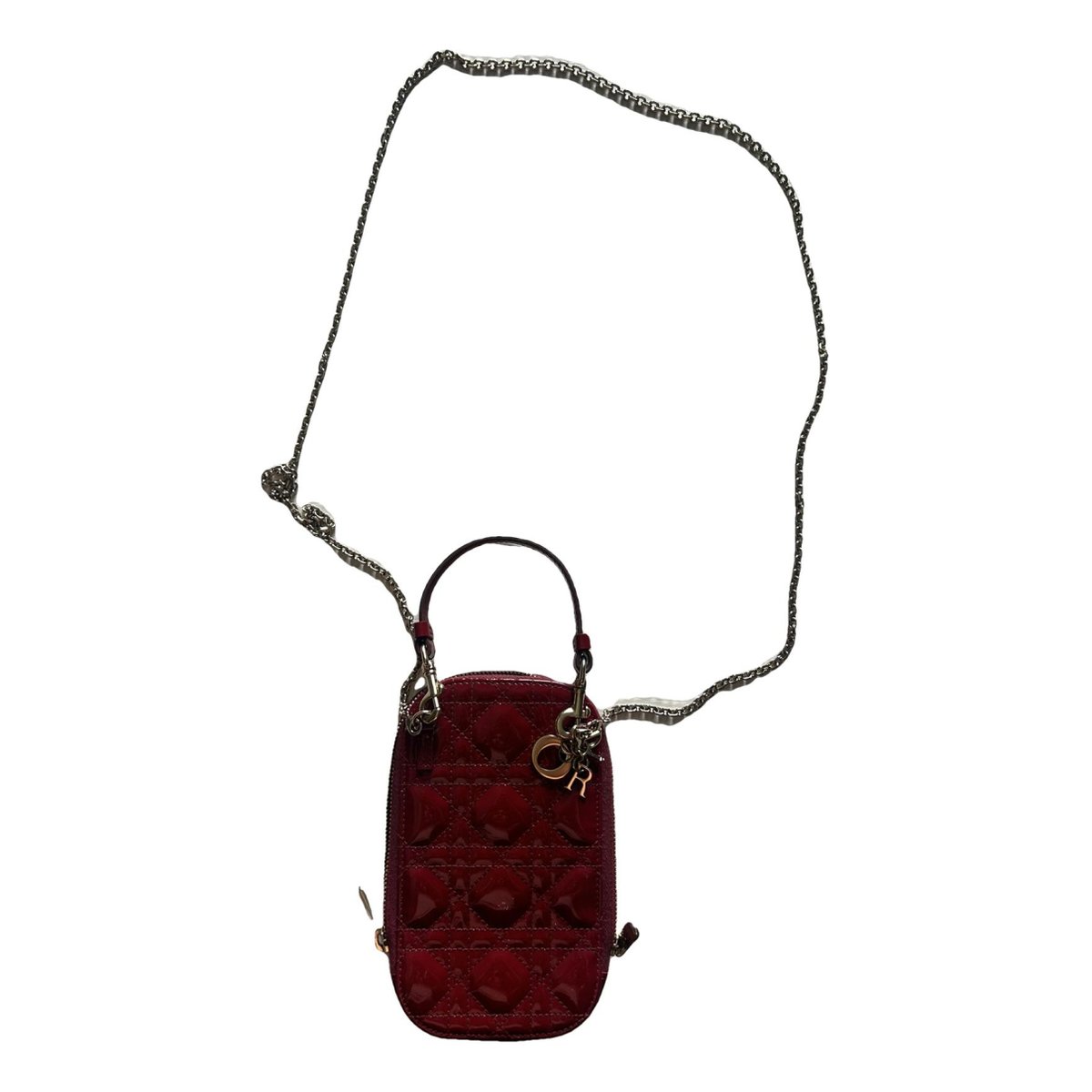 Lady Dior Wallet On Chain leather crossbody bag