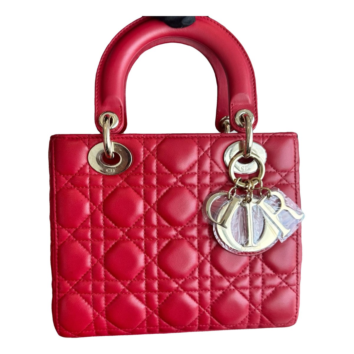 Lady Dior leather handbag