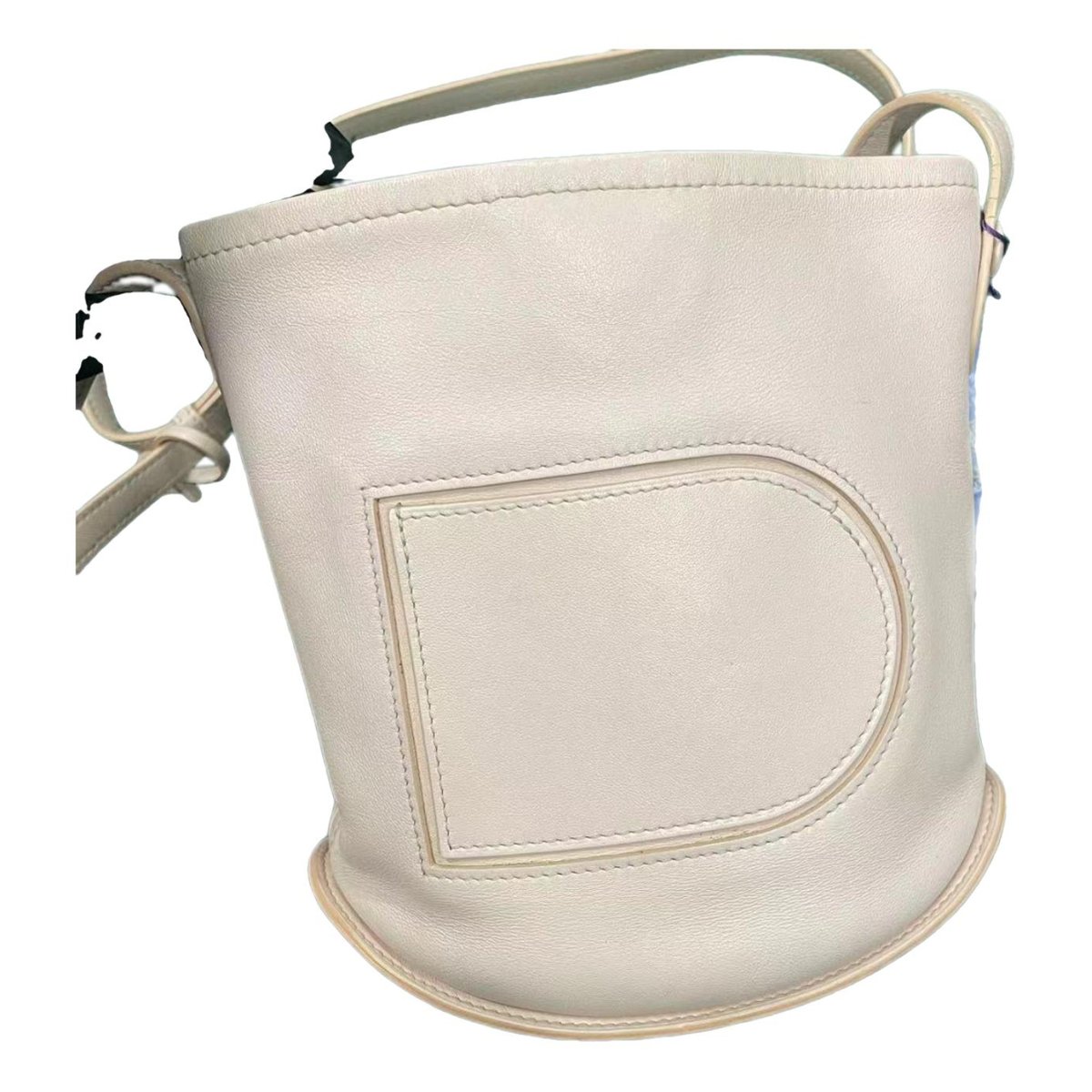 Pin leather handbag