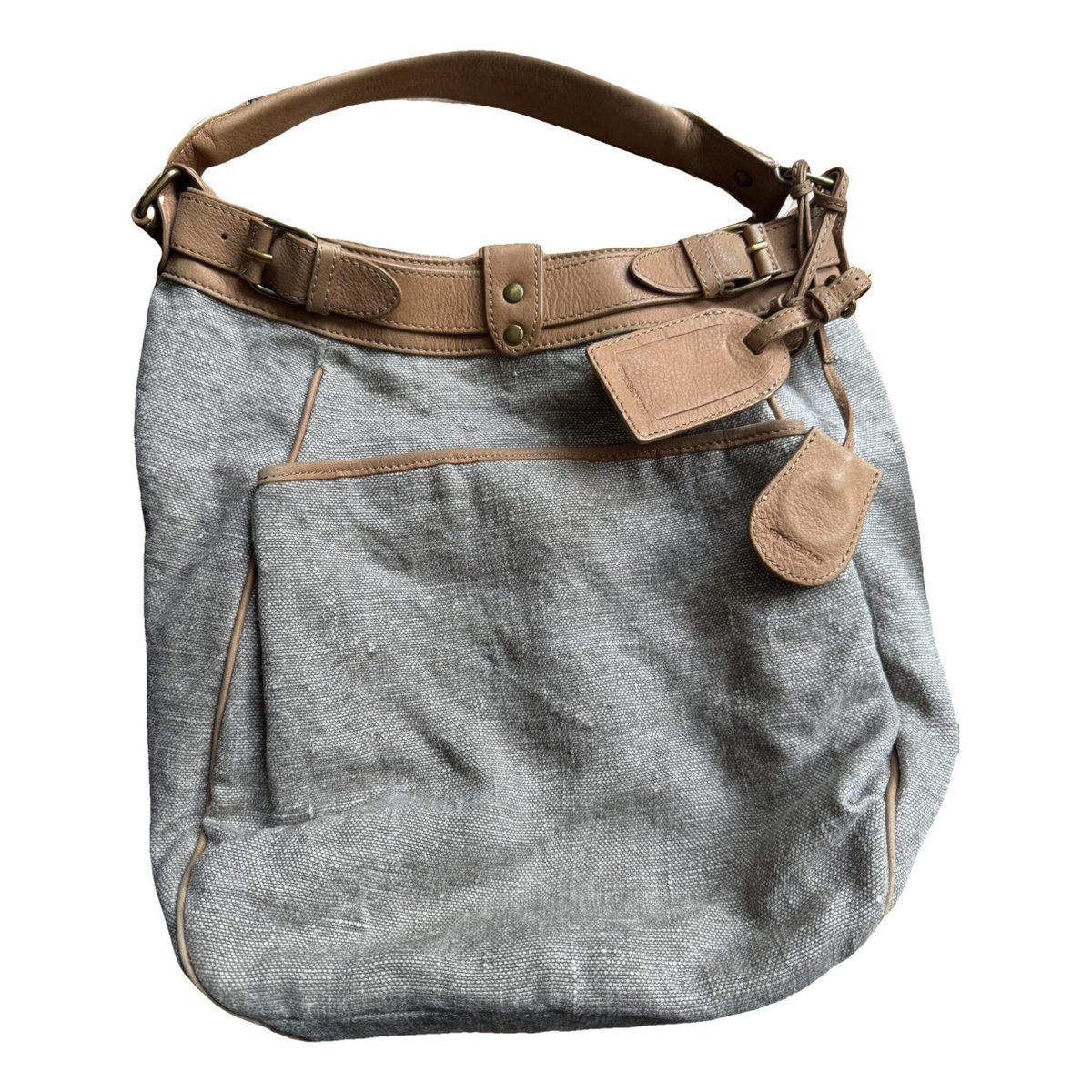 Lune linen handbag