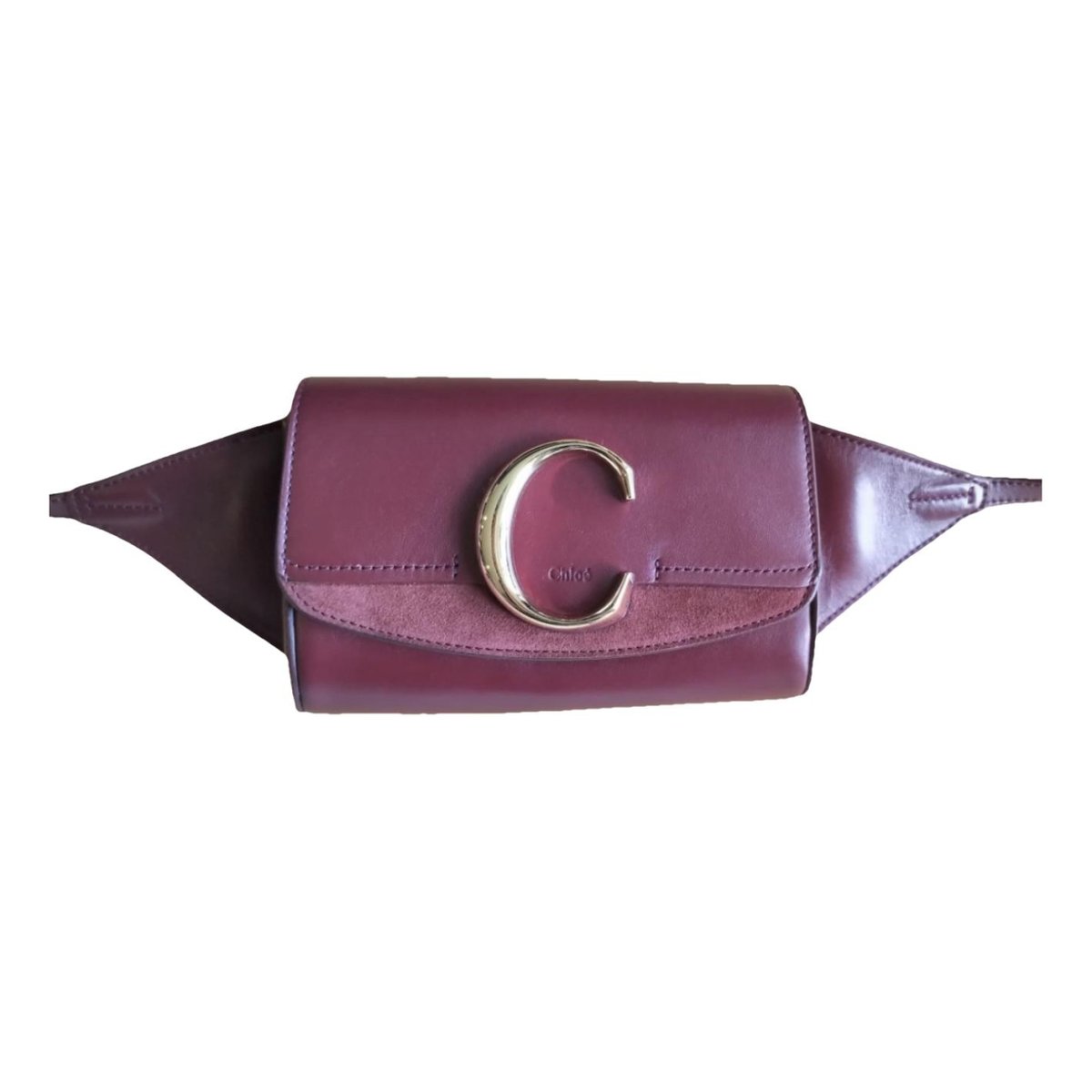 C leather crossbody bag