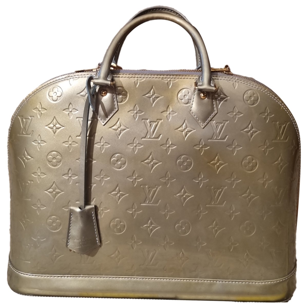 Alma patent leather handbag