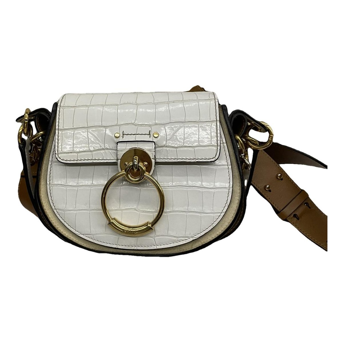 Tess patent leather handbag