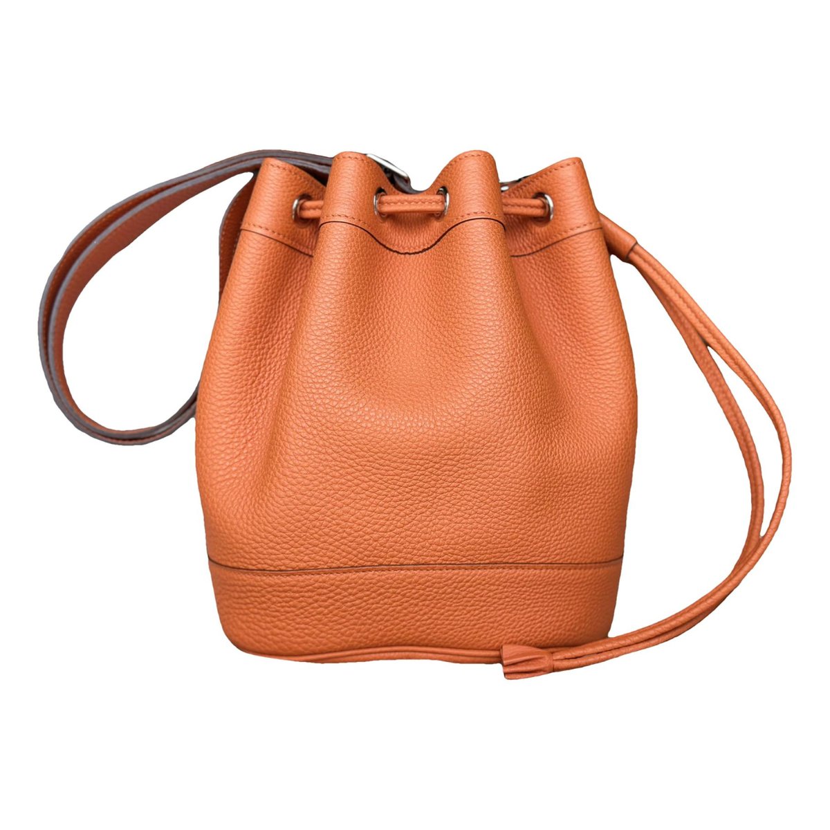 Market leather handbag