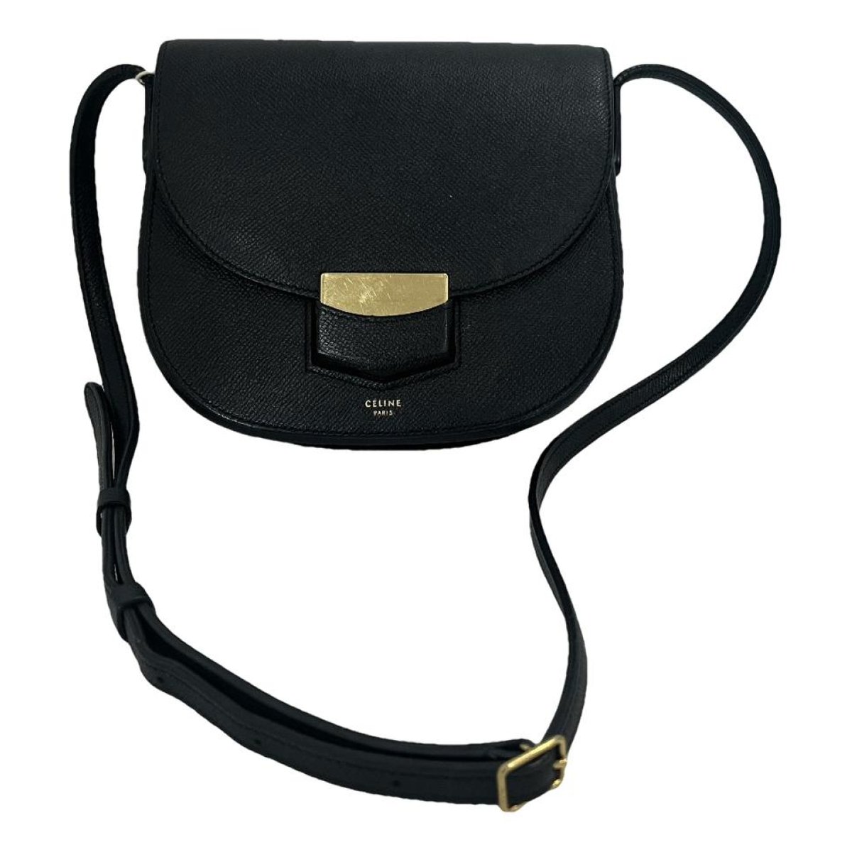 Trotteur leather crossbody bag