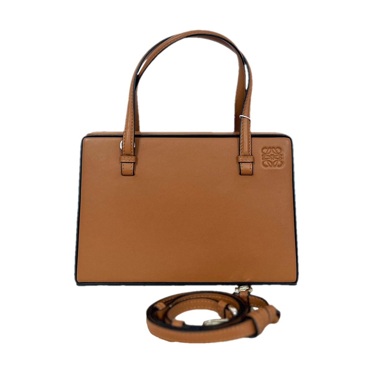 Postal leather handbag