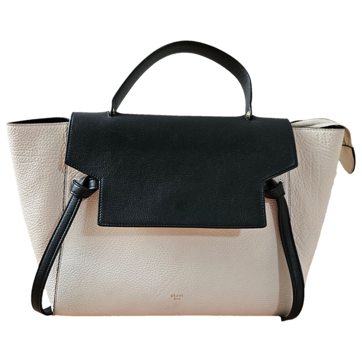 Belt leather handbag