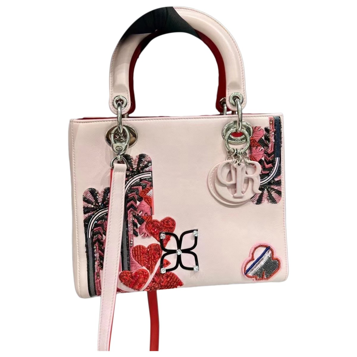 Lady Dior leather handbag