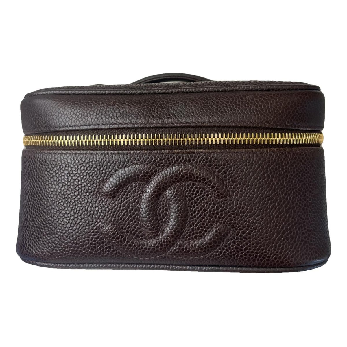 Trendy CC Vanity leather handbag