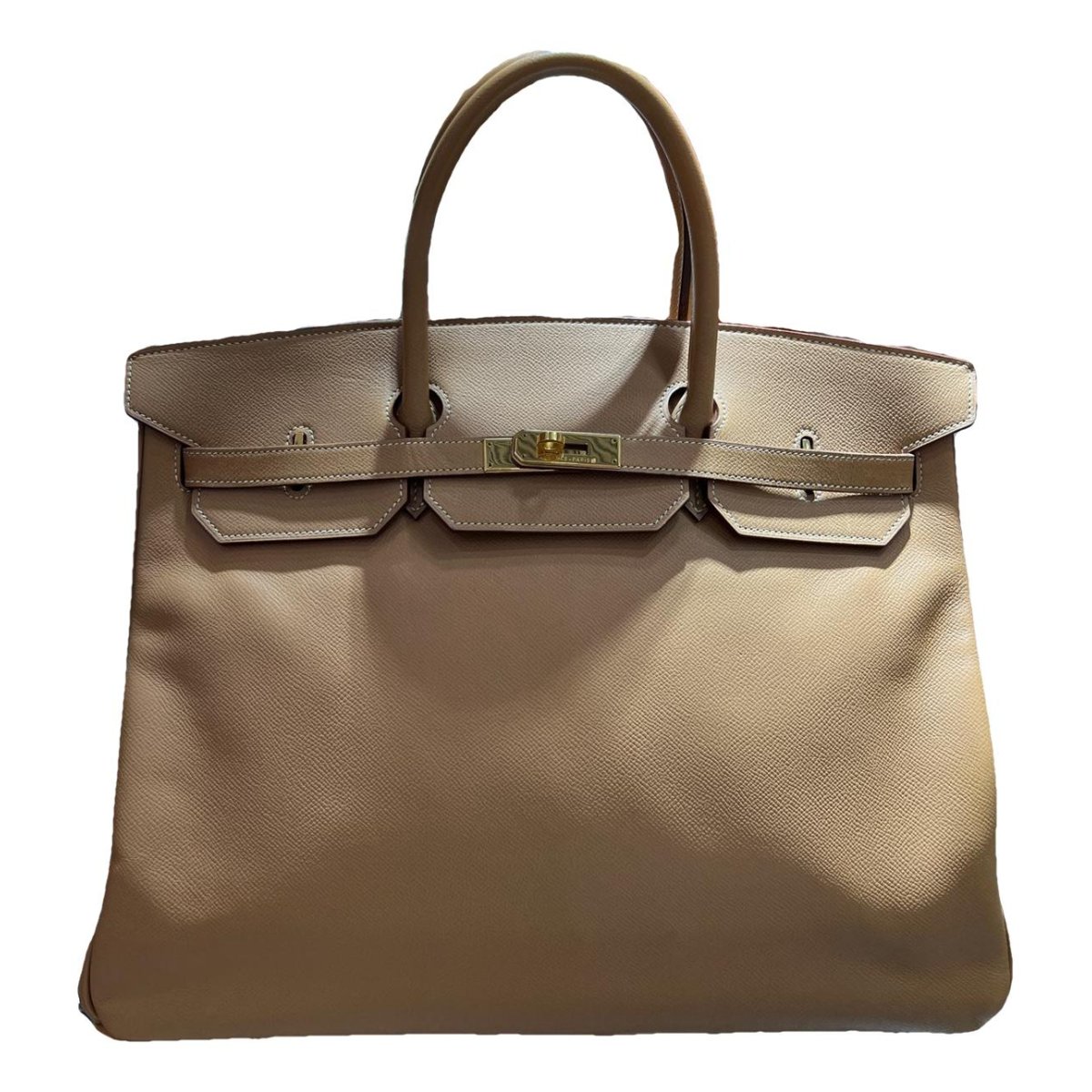 Birkin 40 leather handbag