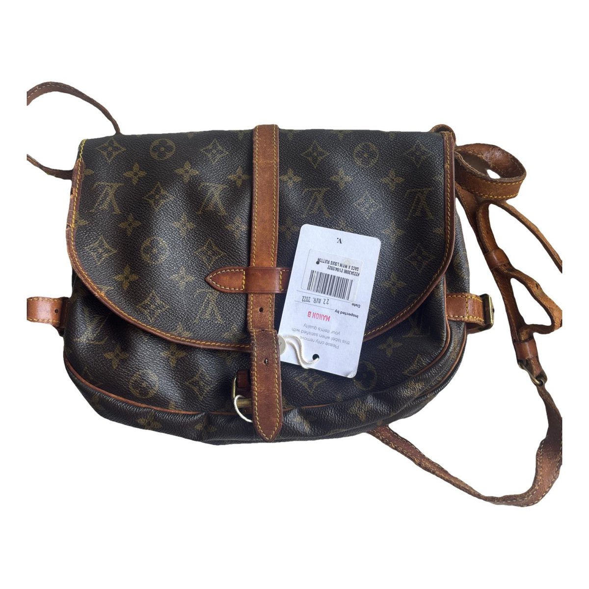 Saumur leather crossbody bag