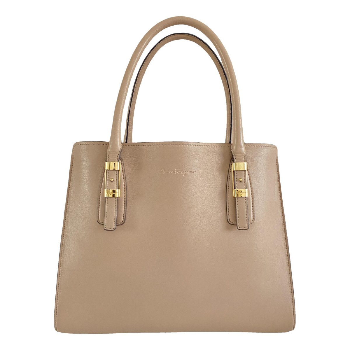Wanda East West leather tote