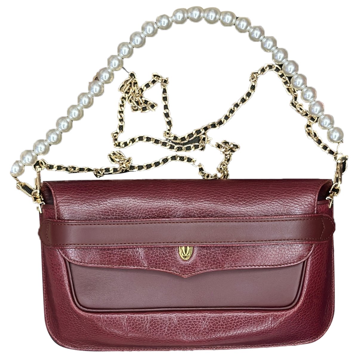 C leather crossbody bag