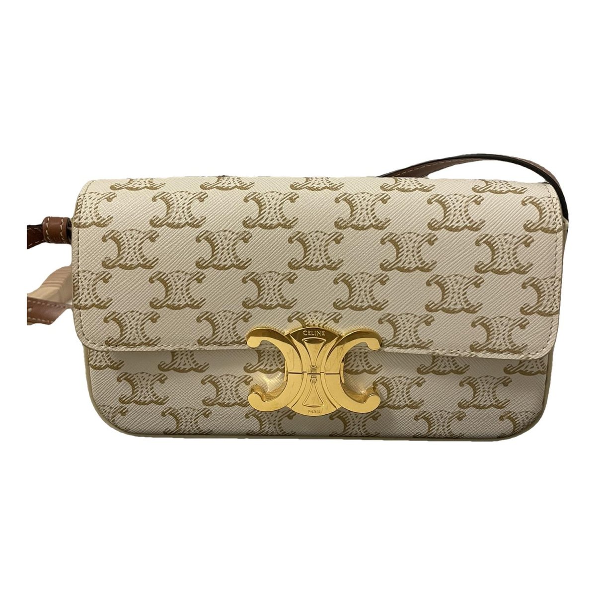 Triomphe Long leather handbag