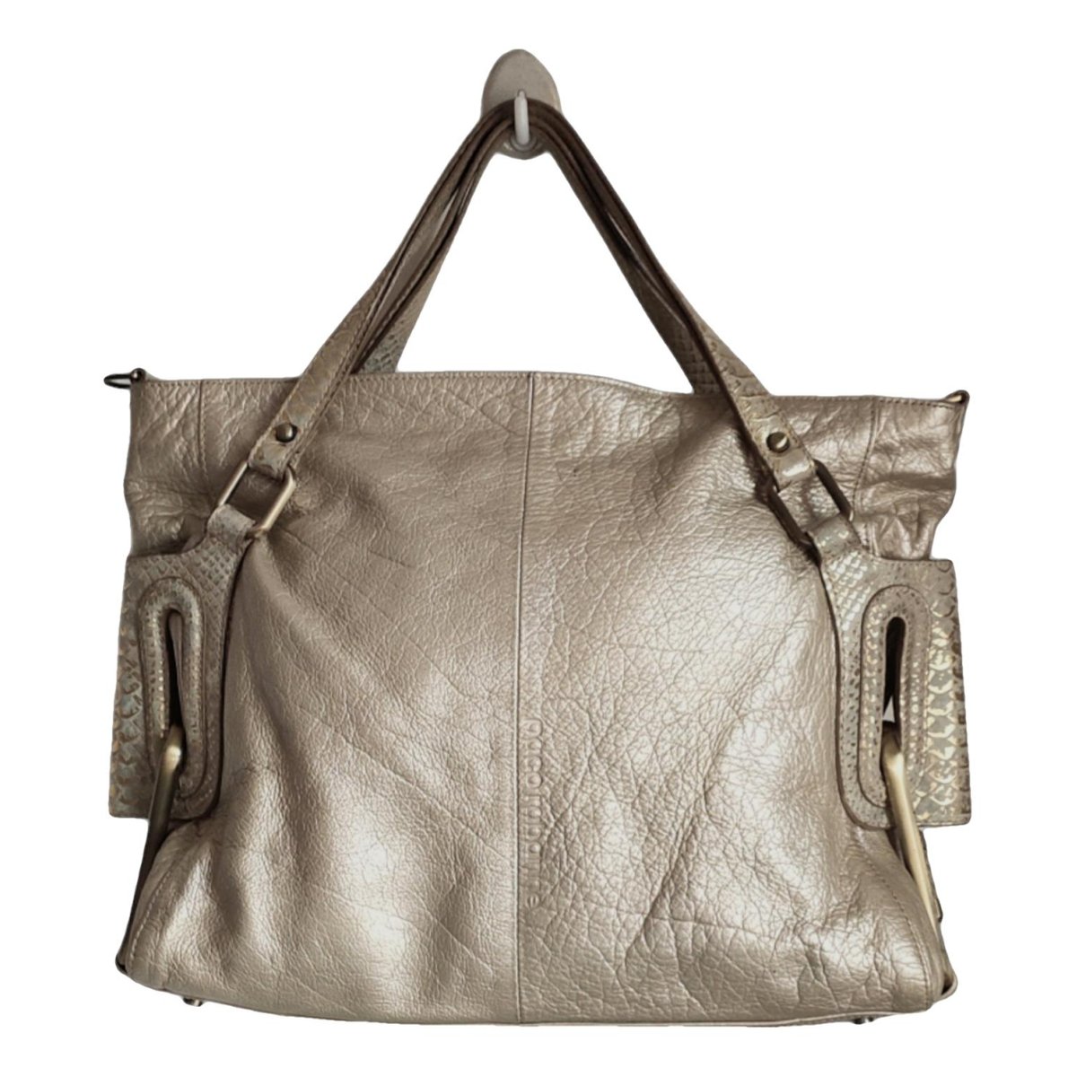 Leather tote