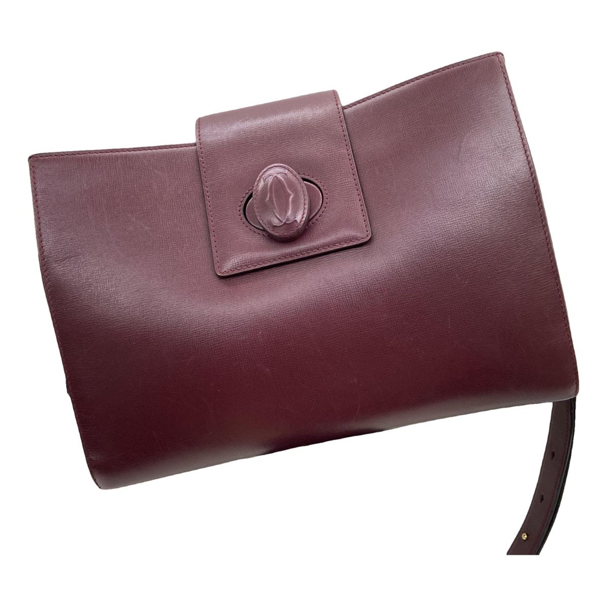C leather tote